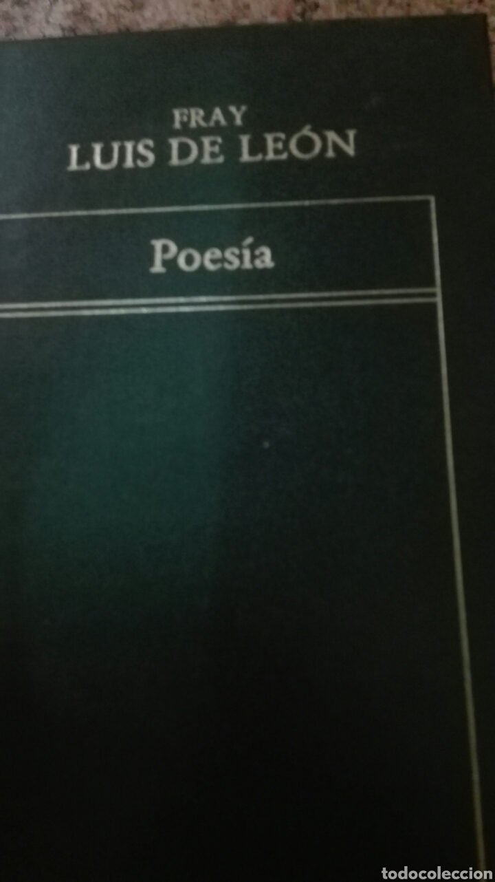 Libros de segunda mano: Fray Luis de Le&oacute;n , poes&iacute;a - Foto 1