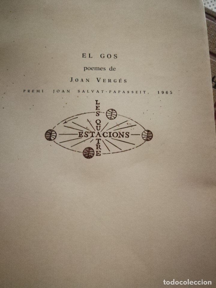 Libros de segunda mano: El gos  (Verg&eacute;s, Joan) - Foto 1