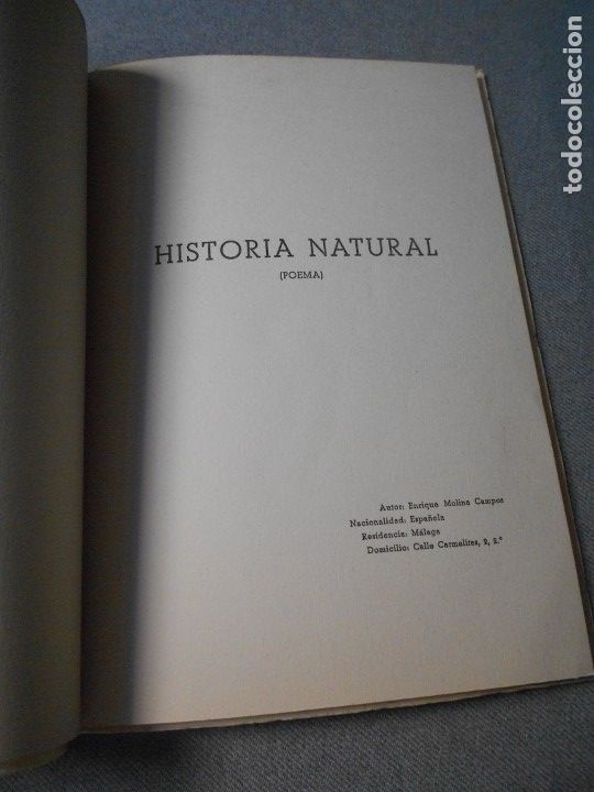 Libros de segunda mano: HISTORIA NATURAL - Foto 2