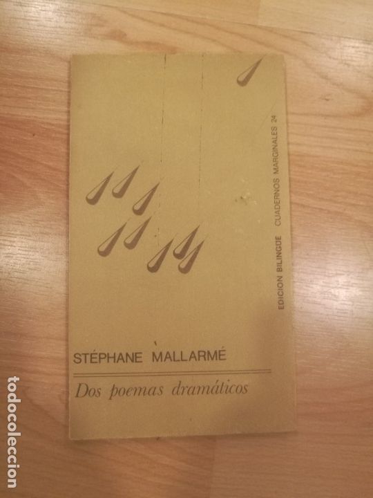 Libros de segunda mano: Dos poemas dram&aacute;ticos. Stephane Mallarm&eacute; - Foto 1