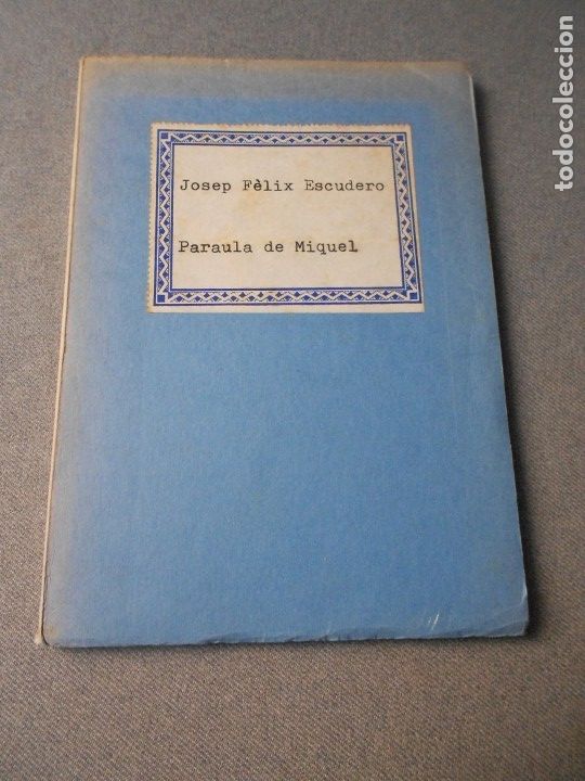 Libros de segunda mano: PARAULA DE MIQUEL - Foto 1