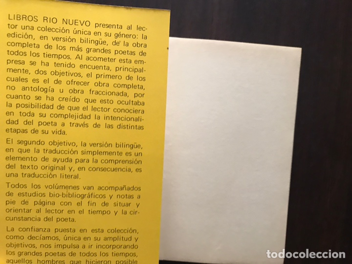 Libros de segunda mano: Rimbaud. Obra completa en verso y prosa. Edici&oacute;n biling&uuml;e - Foto 3