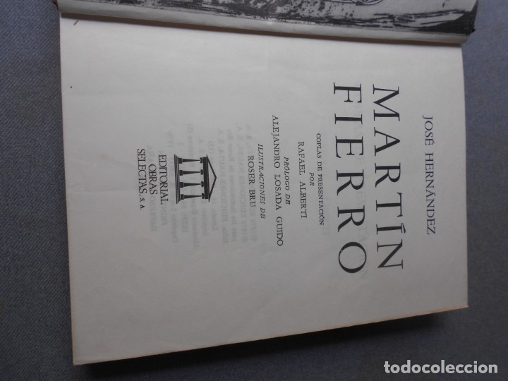Libros de segunda mano: MARTIN FIERRO - Foto 4