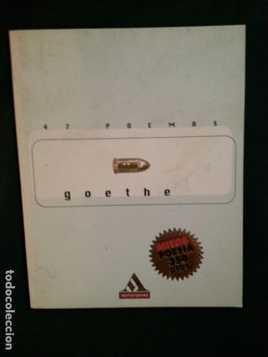 Libros de segunda mano: 47 POEMAS - GOETHE - Foto 1