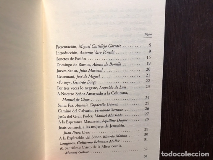 Libros de segunda mano: Sonetos de pasi&oacute;n - Foto 2