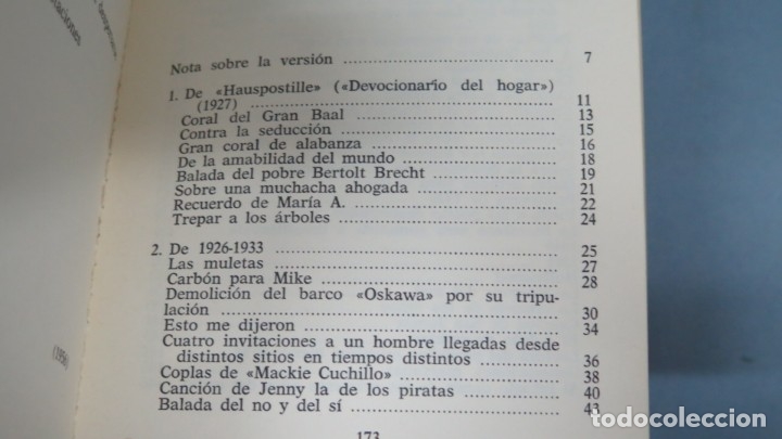Libros de segunda mano: POEMAS Y CANCIONES. BERTOLT BRECHT - Foto 4