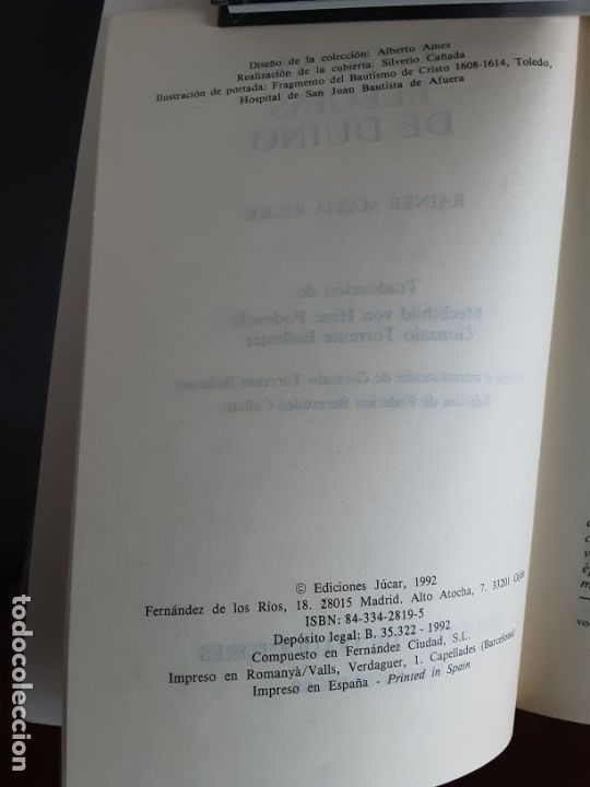 Libros de segunda mano: Requiem, elegias de Duino - Rilke - ed. Biling&uuml;e - Foto 3