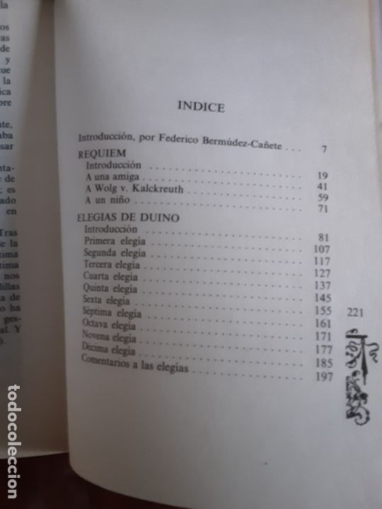 Libros de segunda mano: Requiem, elegias de Duino - Rilke - ed. Biling&uuml;e - Foto 4