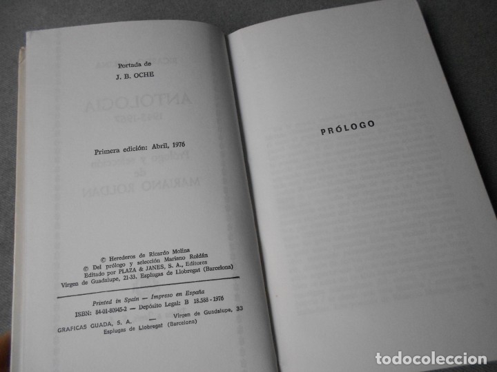 Libros de segunda mano: RICARDO MOLINA. ANTOLOGIA - Foto 3