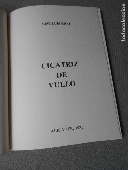 Libros de segunda mano: CICATRIZ DE VUELO - Foto 3