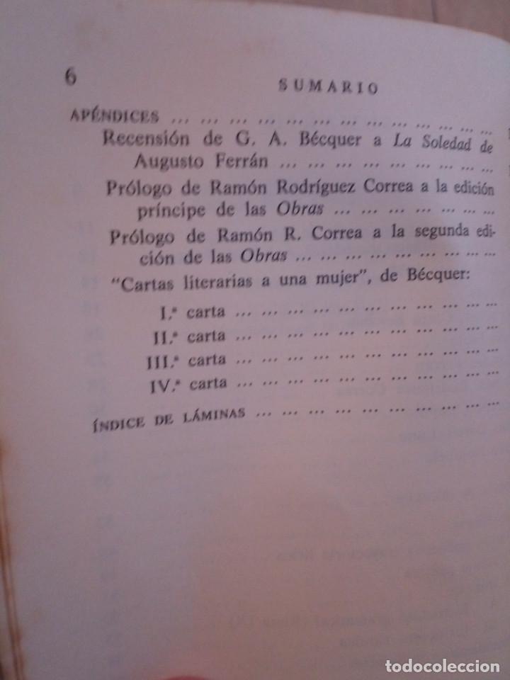 Libros de segunda mano: 393-RIMAS, Gustavo Adolfo Becquer, 1981 - Foto 5