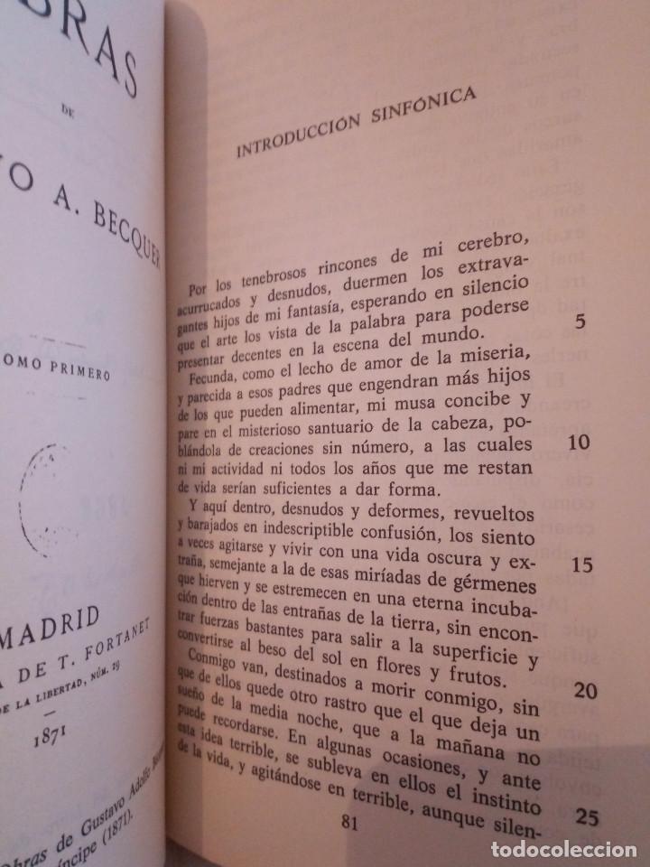 Libros de segunda mano: 393-RIMAS, Gustavo Adolfo Becquer, 1981 - Foto 7