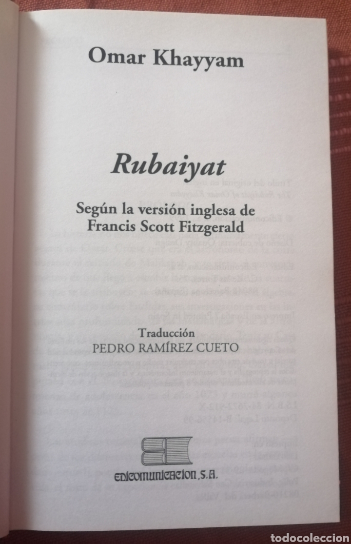 Libros de segunda mano: Rubaiyat. Omar Khayyam - Foto 3