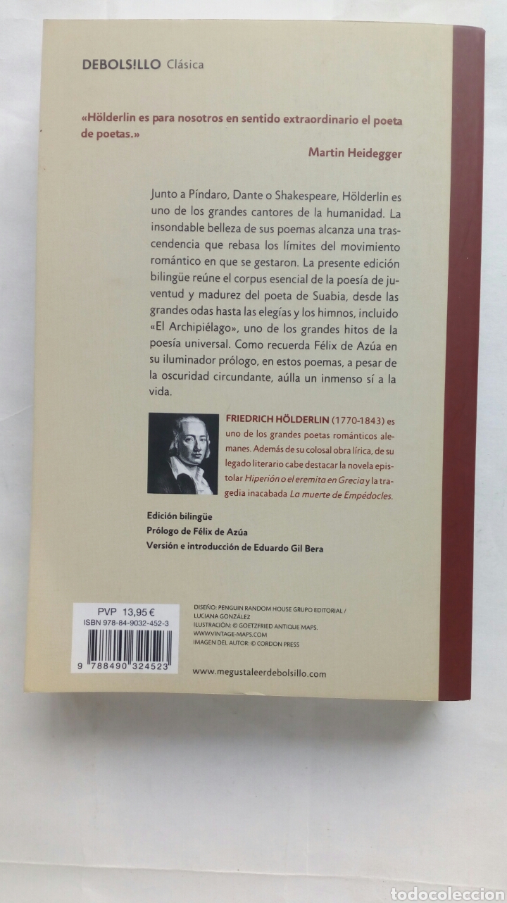 Libros de segunda mano: Poemas. Friedrich H&ouml;lderlin. - Foto 2