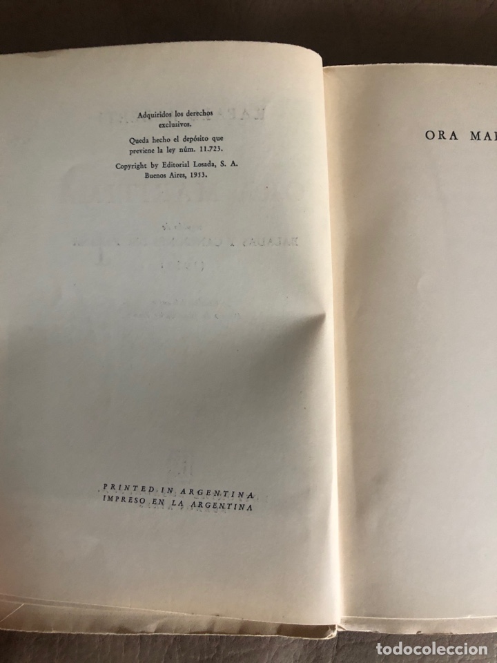 Libros de segunda mano: Libro &ldquo;Ora Mar&iacute;tima&rdquo; de Rafael Alberti 1953 - Foto 6