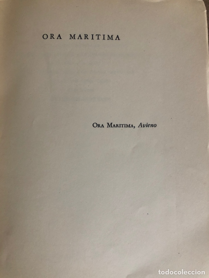 Libros de segunda mano: Libro &ldquo;Ora Mar&iacute;tima&rdquo; de Rafael Alberti 1953 - Foto 7