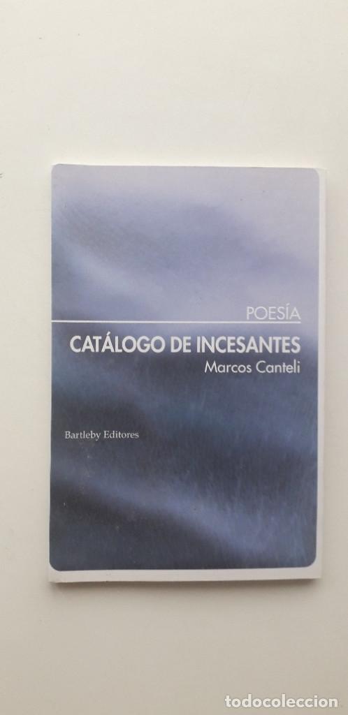 Libros de segunda mano: CATALOGO DE INCESANTES - MARCOS CANTELI - Foto 1