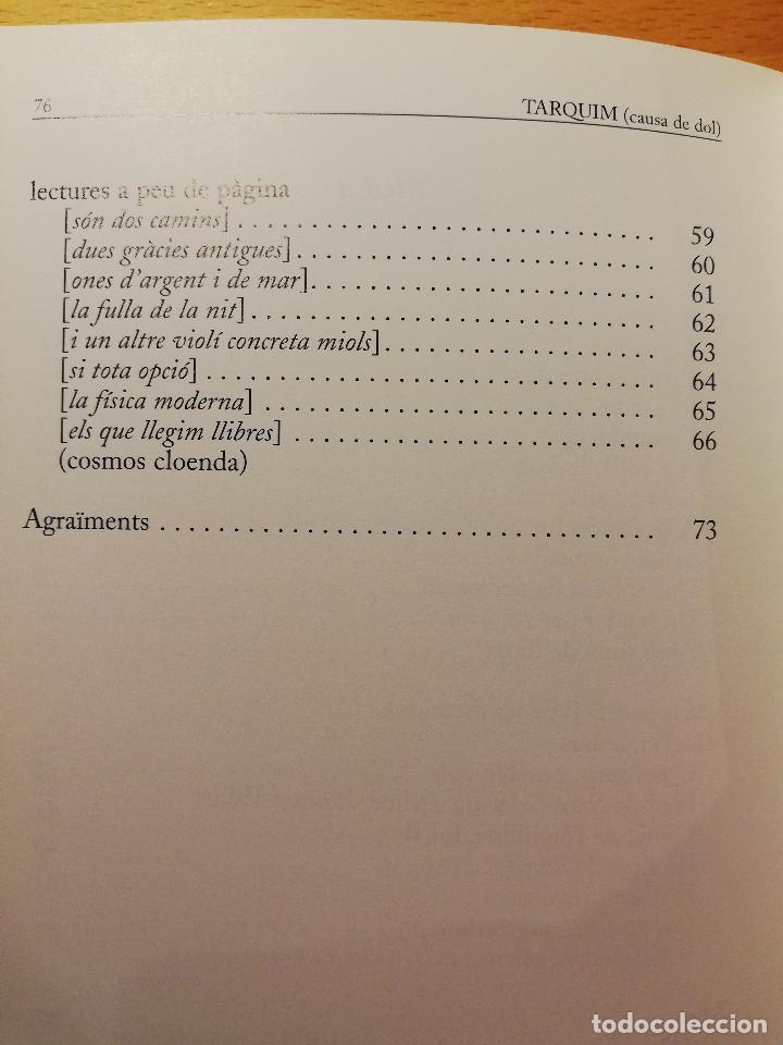 Libros de segunda mano: TARQUIM (CAUSA DE DOL) ANDREU PERIS - Foto 4