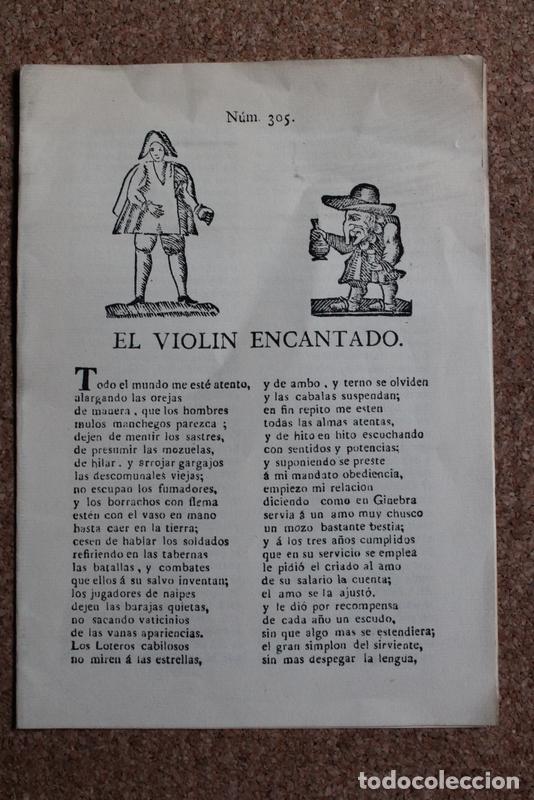 Libros de segunda mano: El viol&iacute;n encantado. N&uacute;m. 305. C&oacute;rdoba Imprenta de Don rafael Garc&iacute;a Rodr&iacute;guez.