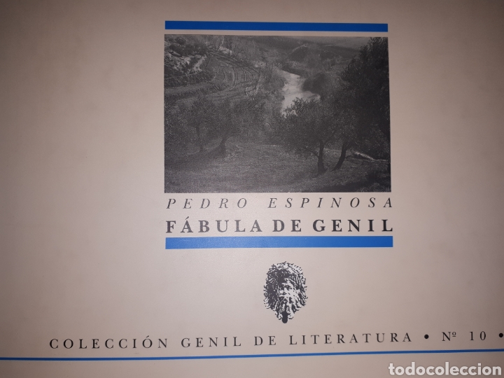 Libros de segunda mano: F&Aacute;BULA DE GENIL PEDRO ESPINOSA - Foto 1