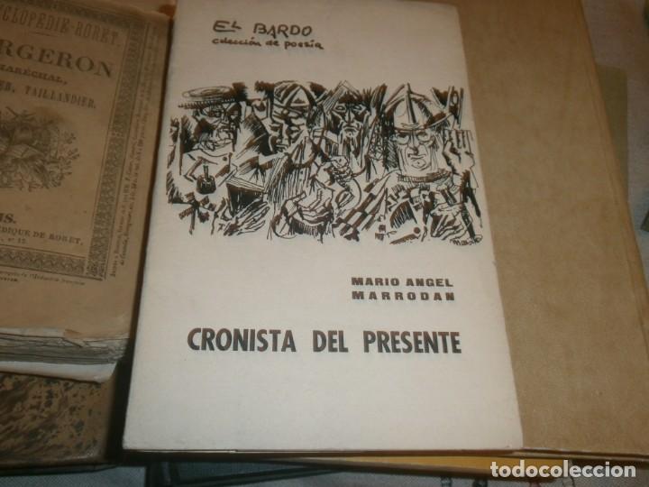 Libri di seconda mano: EL BARBO COLECCI&Oacute;N DE POES&Iacute;A - CRONISTA DEL PRESENTE - MARIO ANGEL MARRODAN 55 PG 19x12.5