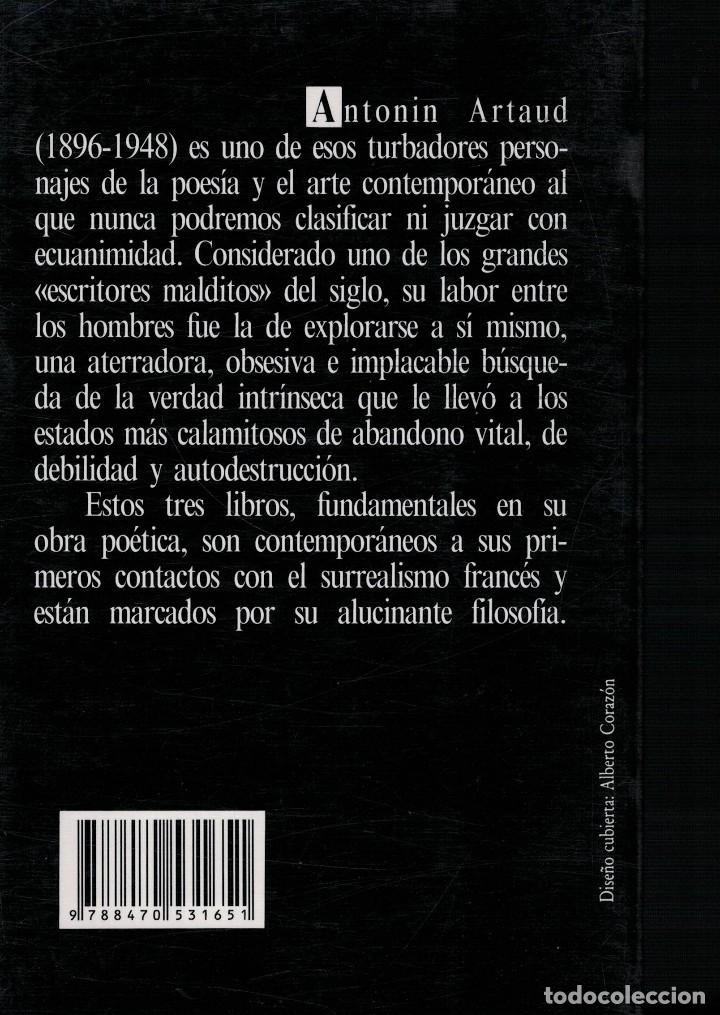 Libros de segunda mano: Antonin Artaud, El Pesanervios / Visor 1992 - Foto 2