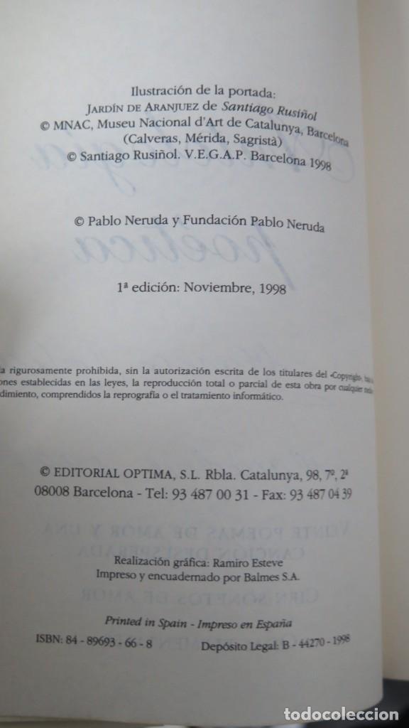 Libros de segunda mano: ANTOLOGIA POETICA. NERUDA - Foto 2