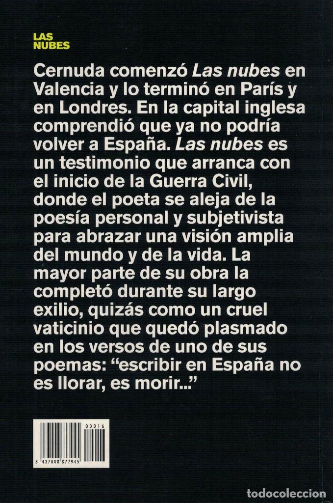Libros de segunda mano: Luis Cernuda, Las nubes / Diario P&uacute;blico 2010 - Foto 2
