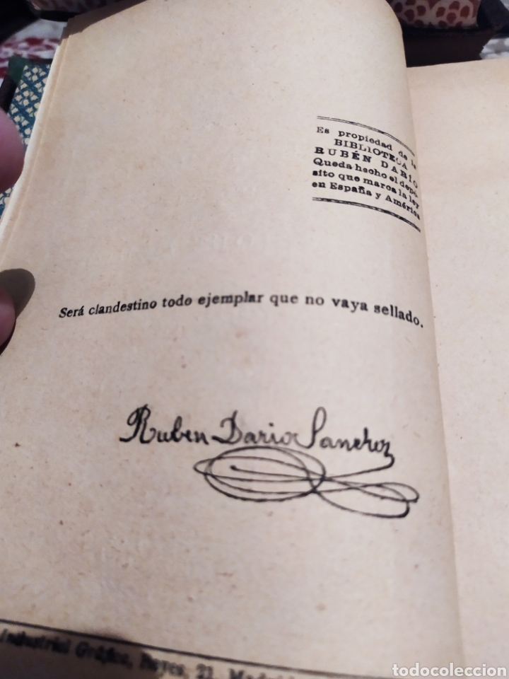 Libros de segunda mano: Cantos de vida y esperanza, Rub&eacute;n Dar&iacute;o. - Foto 3
