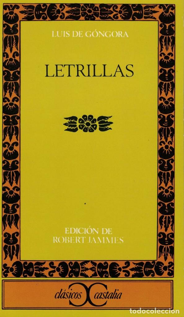 Libros de segunda mano: Luis de G&oacute;ngora, Letrillas / Castalia 1981 - Foto 1