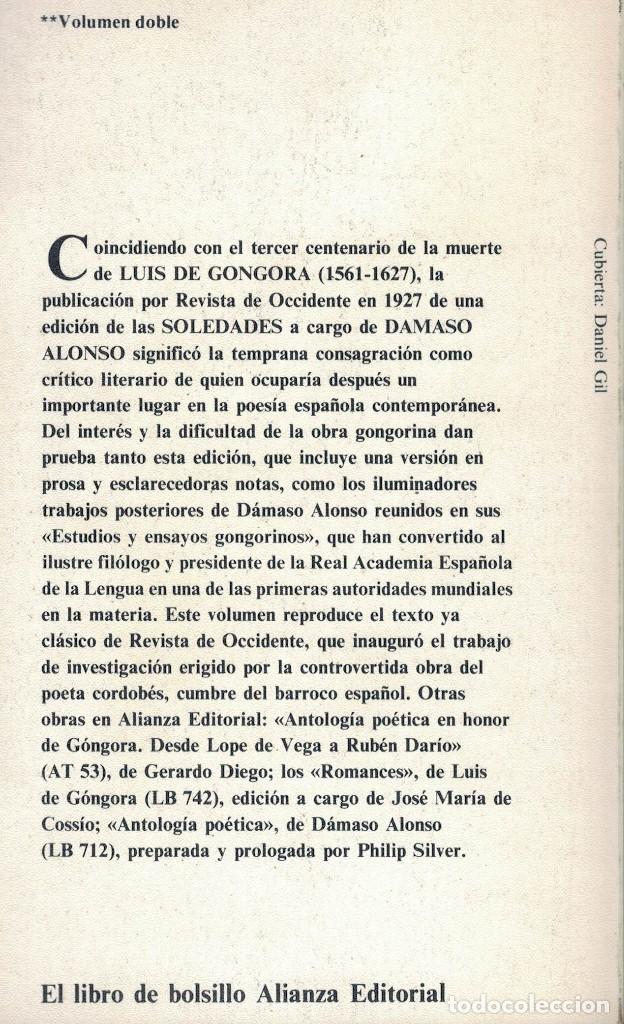luis de góngora, soledades Comprar Libros