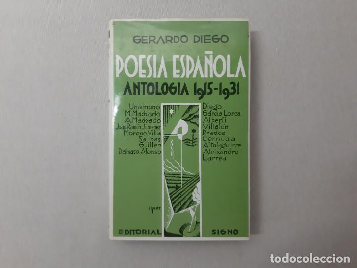 Libros de segunda mano: Poes&iacute;a espa&ntilde;ola : antolog&iacute;a, 1915-1931 : Unamuno, M. Machado, A. Machado, Juan Ram&oacute;n Jim&eacute;nez, Moreno