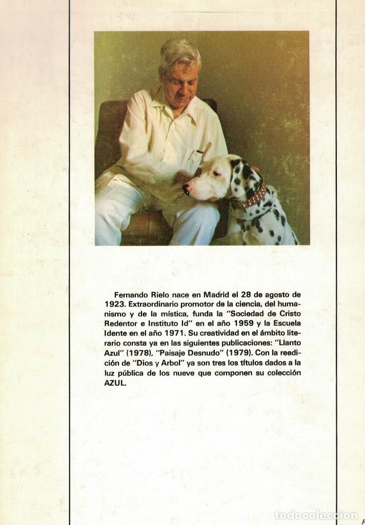 Libros de segunda mano: Fernando Rielo, Dios y &aacute;rbol - Foto 2
