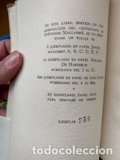 Libros de segunda mano: Las prosas de St&eacute;phane Mallarm&eacute; - Foto 2