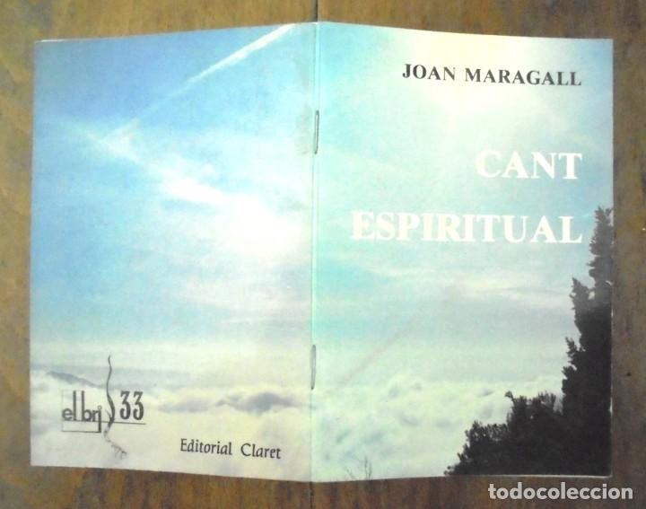 Libros de segunda mano: Cant espiritual Joan Maragall 1987 impecable Ed. Claret - Foto 1