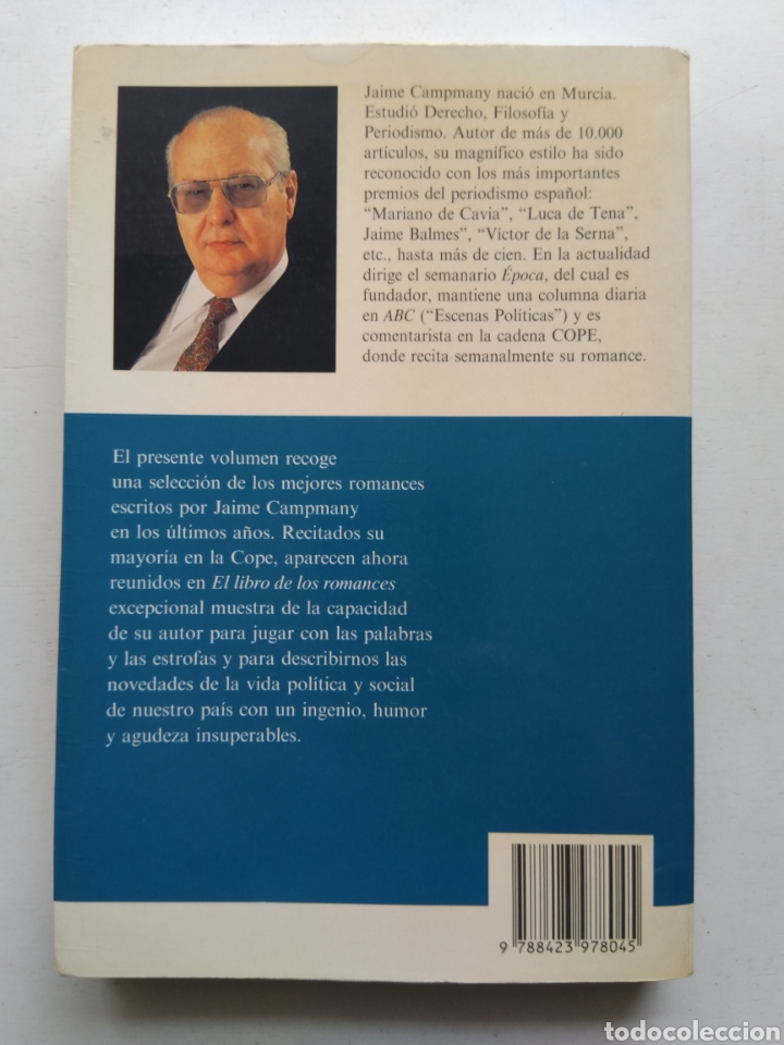 Libros de segunda mano: EL LIBRO DE LOS ROMANCES/JORGE CAMPMANY - Foto 3