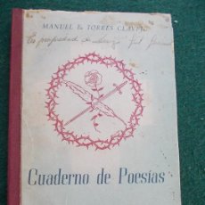 Libros de segunda mano: CUADERNO DE POESIAS MANUEL E. TORRES CLAVIJO