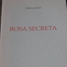 Libros de segunda mano: ROSA SECRETA VIMALA DEVI EL OJO DE POLIFEMO POESIA