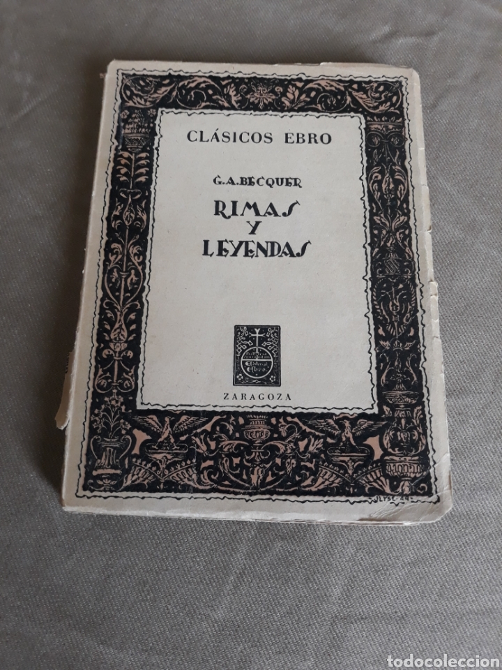 Libros de segunda mano: RIMAS Y LEYENDAS . G.A BECQUER . CL&Aacute;SICOS EBRO - Foto 1