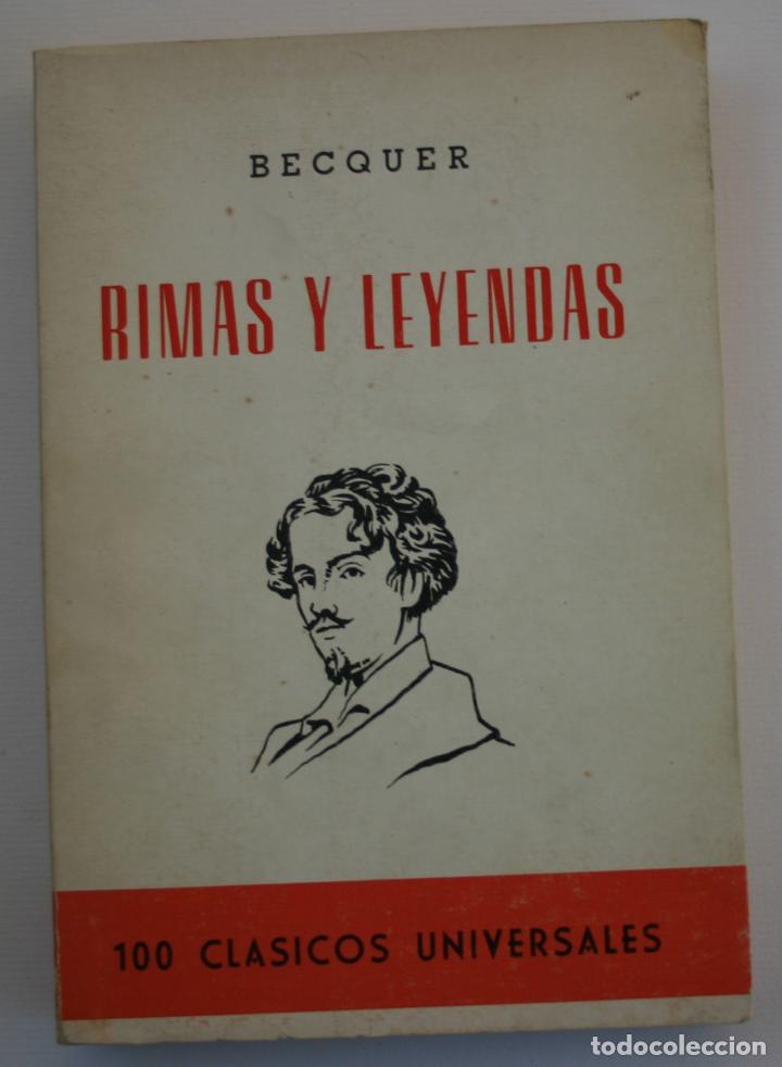 Libros de segunda mano: Rimas y leyendas - G A Becquer - Foto 1