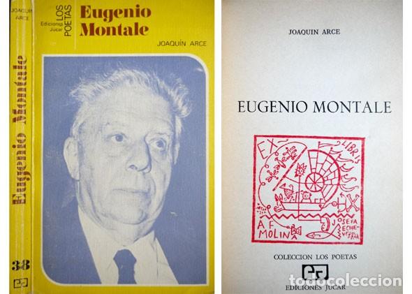 Libros de segunda mano: ARCE, Joaquin. Eugenio Montale. 1982. - Foto 1