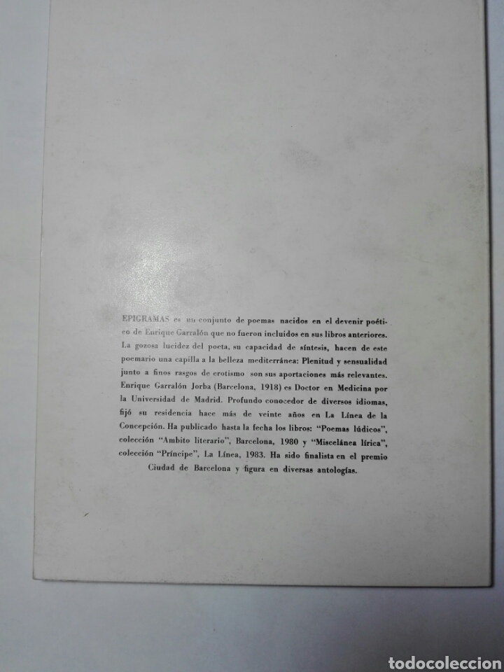 Libros de segunda mano: Epigramas. - Foto 2