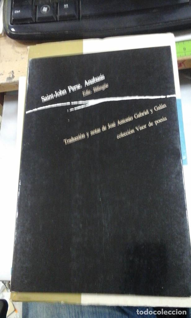 Libros de segunda mano: Saint-John Perse: ANABASIS (poemas) edici&oacute;n bil&iacute;ng&uuml;e (Madrid, 1983)