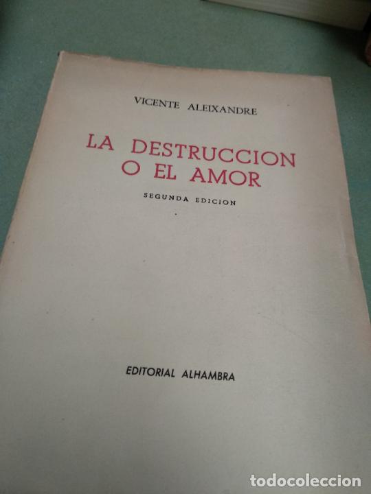 La Destruccion O El Amor Vicente Aleixandre S Comprar Libros De Poesía En Todocoleccion 5161