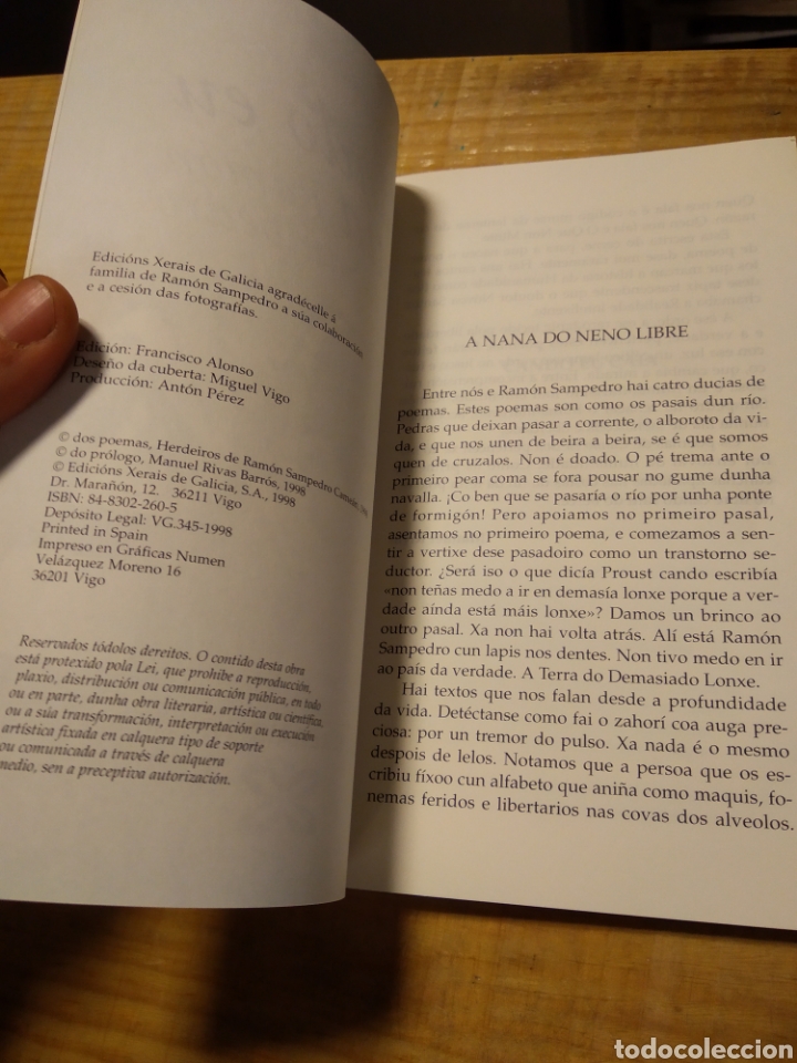 Libros de segunda mano: CANDO EU CAIA. RAM&Oacute;N SAMPEDRO. #5003 - Foto 6