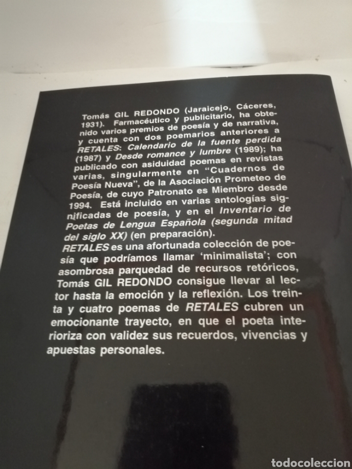 Libros de segunda mano: Retales de Tomas Gil Redondo - Foto 2