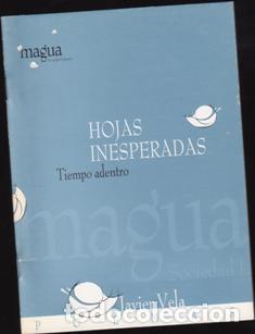 Libros de segunda mano: Hojas inesperadas,Javier Vela - Foto 1