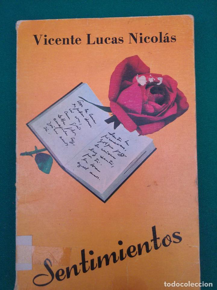 Libros de segunda mano: SENTIMIENTOS - VICENTE LUCAS NICOLAS - Foto 1