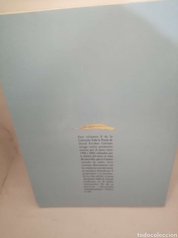 Libros de segunda mano: LIBRO DEL FIEL DE David Escobar Galindo - Foto 2
