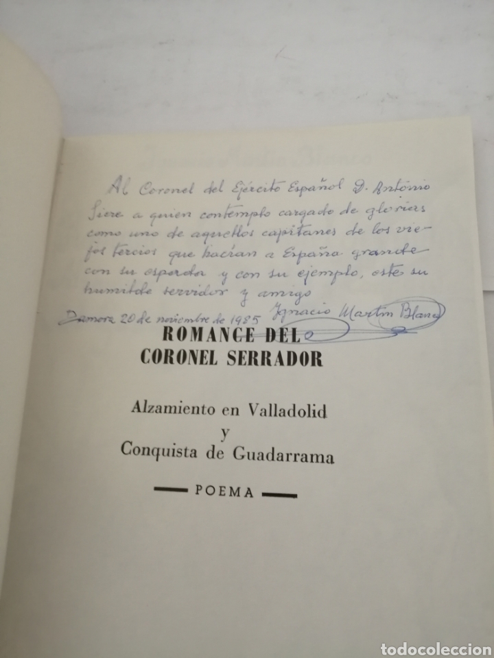 Libros de segunda mano: ROMANCE DEL CORONEL SERRADOR - Foto 3